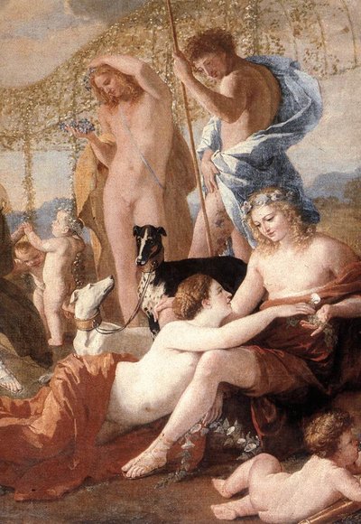 The Empire of Flora (detail) by Nicolas Poussin